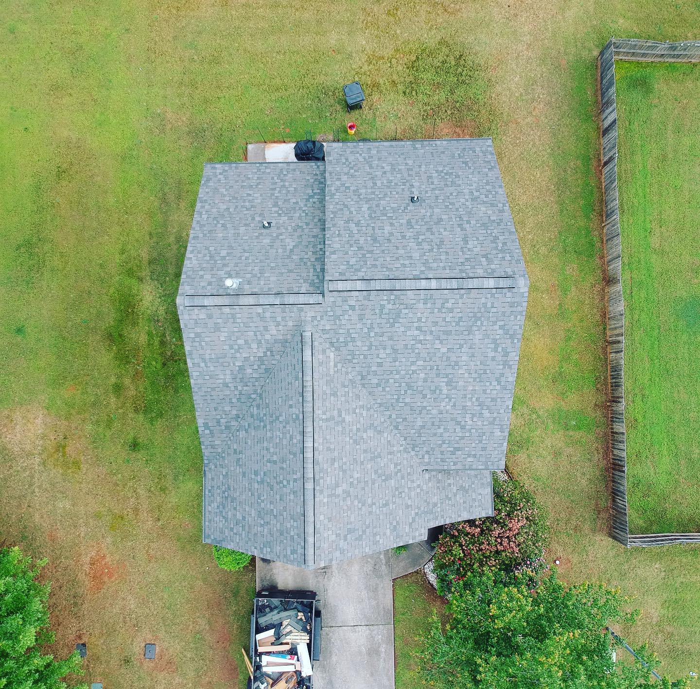 Newly Finished Roof Installation in Dallas, Georgia
